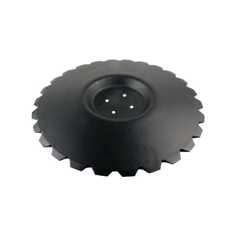 DISQUE CRENELE FOND PLAT Ø450X4 4 TROUS TYPE UNIA AGRIPOWER
