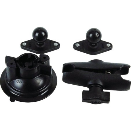 Support Triple Ventouse Pour Pare-brise - Rotation 360° - Facile à Monter, Solide Et Universel