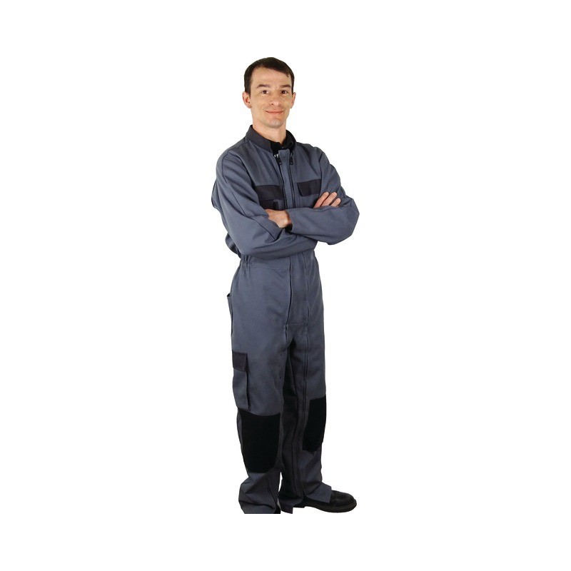 COMBINAISON DOUBLE ZIP TAILLE 3  GRIS/NOIR