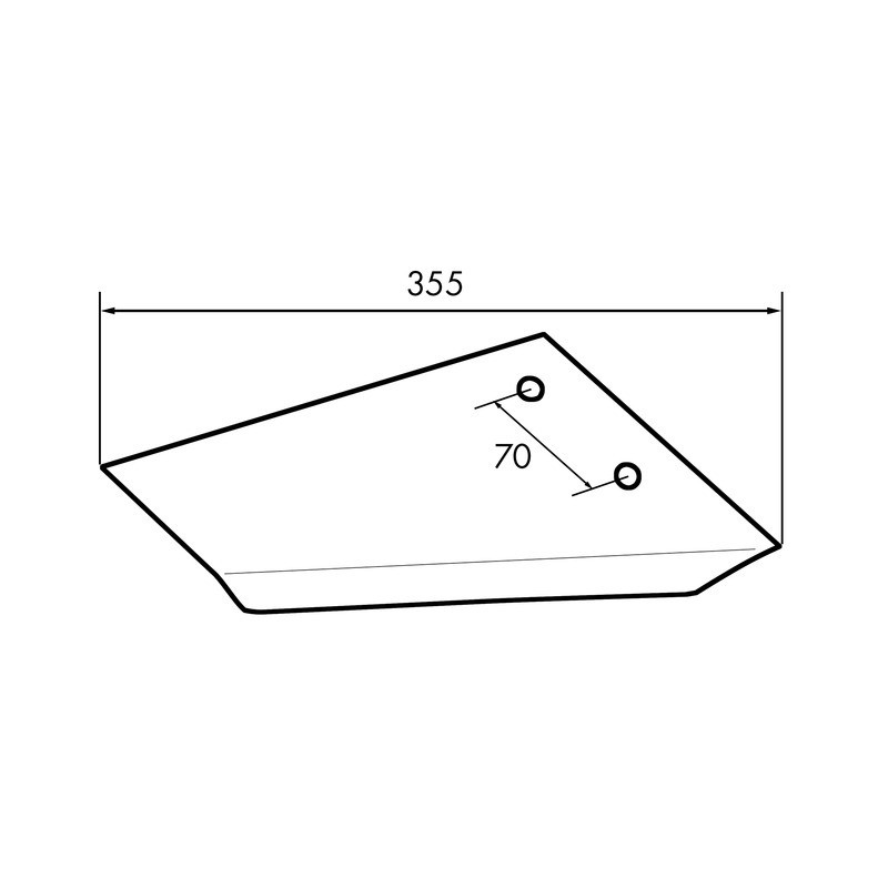 AILERON DROIT TYPE UNIA KOS 1738/05-004/0