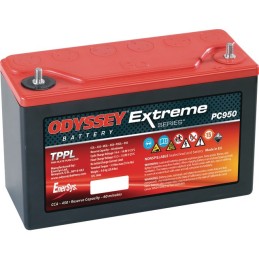 BATTERIE 12V-34AH-400CCA (- +) PC950 ODYSSEY