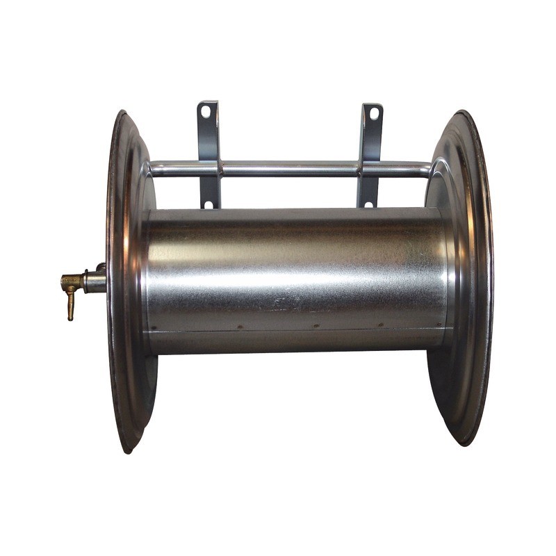 ENROULEUR ACIER GALVA PULVE 150M TUYAU 8 A 10