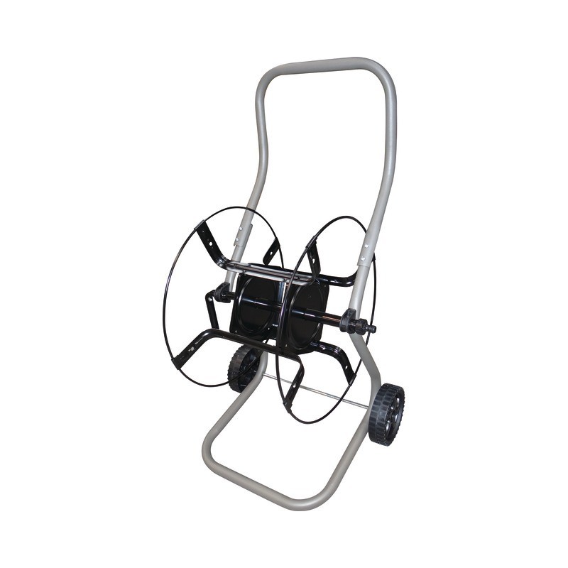 ENROULEUR SUR  ROUE POUR TUYAU ARROSAGE CAPACITE 70M 15MM MERMIER