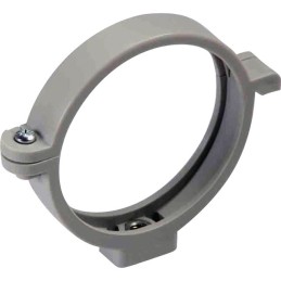 COLLIER DE FIXATION CHARNIERE A VIS INOX 80 MM SACHET DE 2