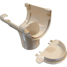 NAISSANCE D ET G DE GOUTTIERE 160 MM A COLLER