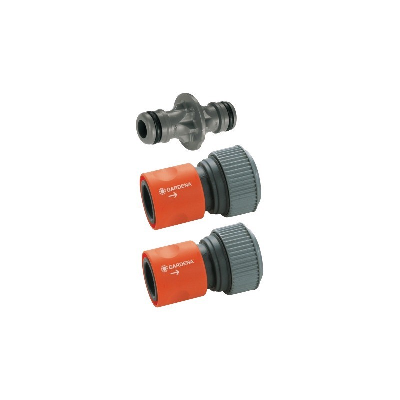 KIT RACCORDS CONNEXION TUYAU D'ARROSAGE 19 MM GARDENA