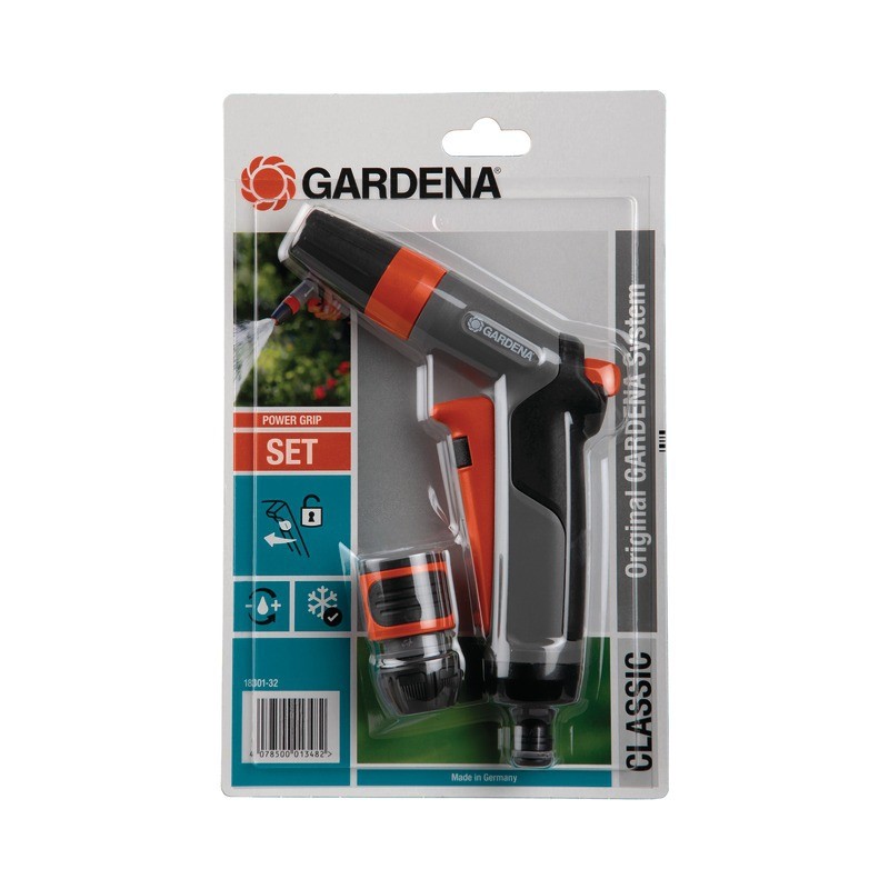 PISTOLET GARDENA CLASSIC AVEC RACCORD