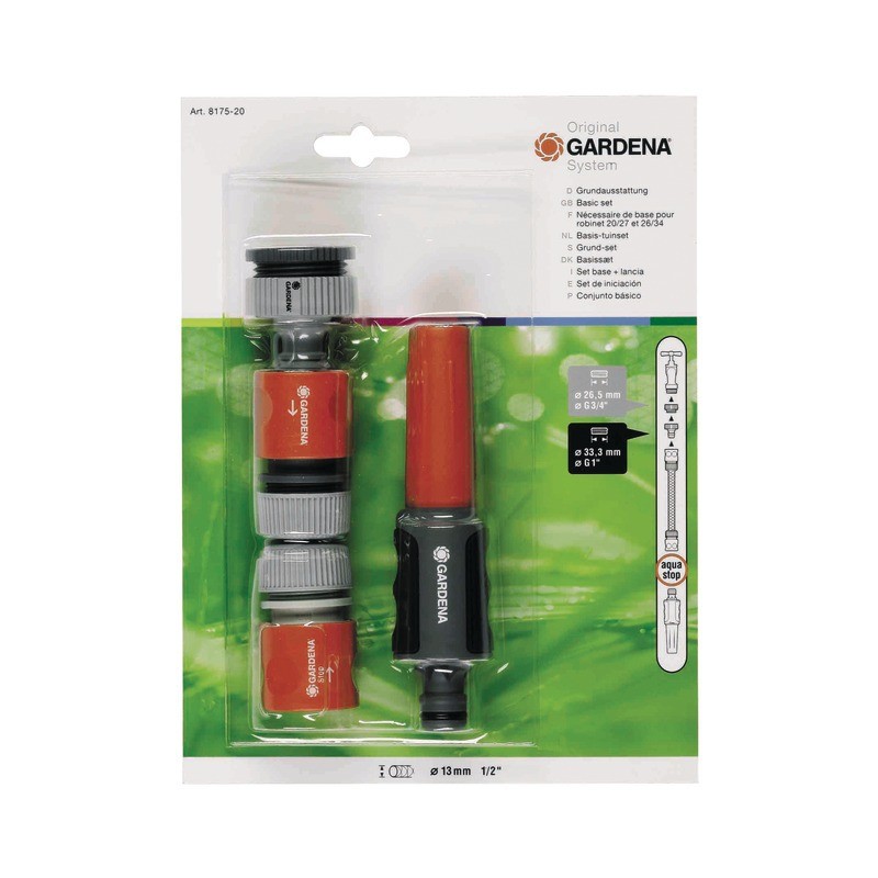 EQUIPEMENT DE TUYAUX D'ARROSAGE 13 ET 15 MM GARDENA