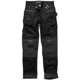 PANTALON MULTIPOCHES NOIR T46 60% POLY