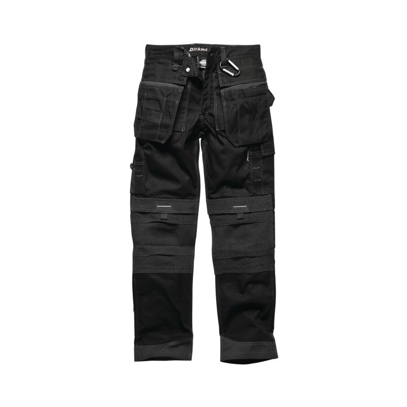 PANTALON MULTIPOCHES NOIR T46 60% POLY