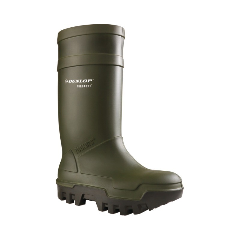 BOTTES SECU PUROFORT THERMO+ VERTE DUNLOP P42