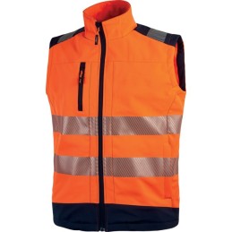 GILET SOFTSHELL HAUTE VISIBILITE DANY ORANGE XXL