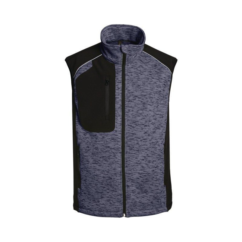 GILET SANS MANCHES FACTORY GRIS/NOIR XXL