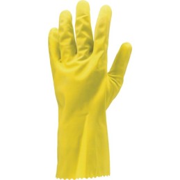 GANT DE MENAGE LATEX JAUNE TAILLE 9