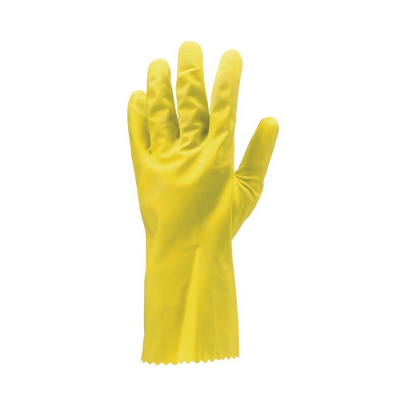 GANT DE MENAGE LATEX JAUNE TAILLE 9