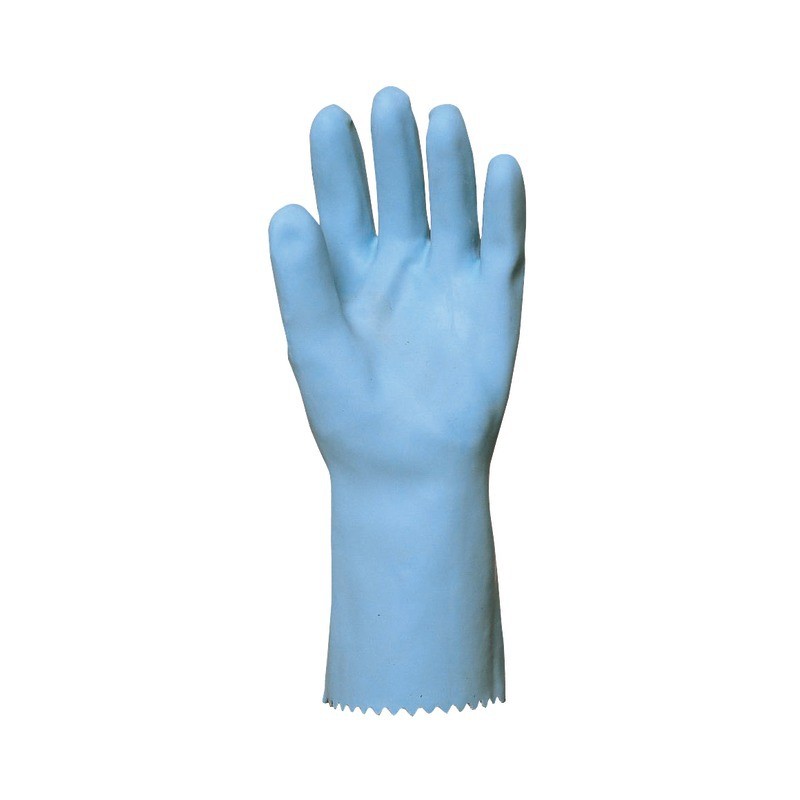 GANT LATEX JERSEY COTON BLEU T. 6 FINIT.LISSE