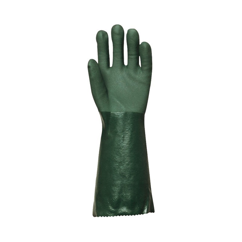 GANTS PVC SUPERIEUR VERT L40CM T8