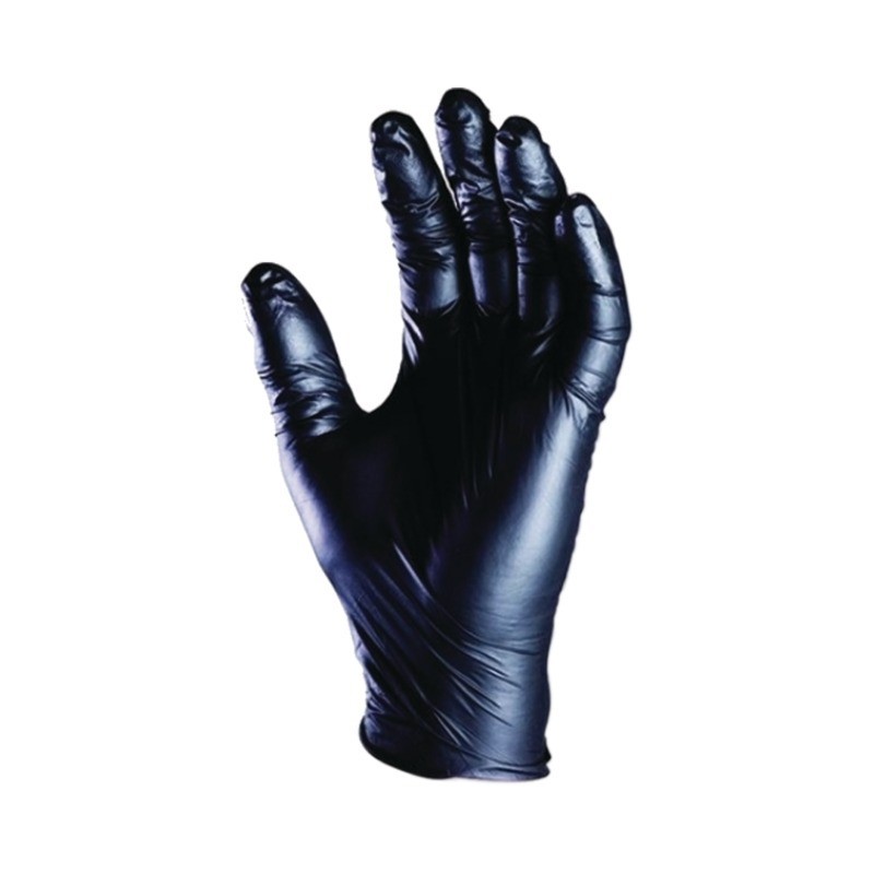 GANTS NITRILE NON POUDRES BOITE DE 100 T7-8 Nitrylex classic black