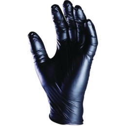 GANTS NITRILE NON POUDRES BOITE DE 100 T8-9 Nitrylex classic black