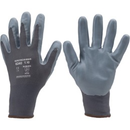 GANTS POLYAMIDE ENDUIT GRIS T10