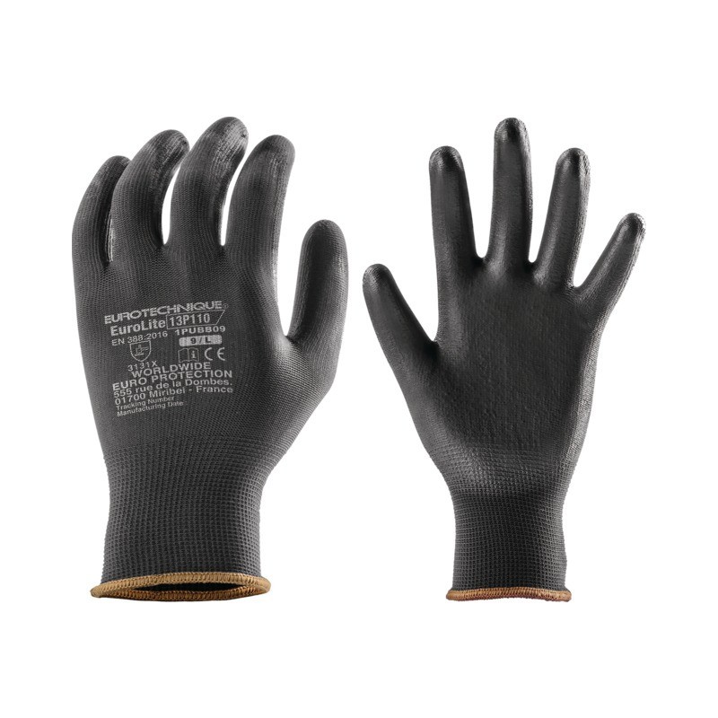 GANT POLYAMIDE ENDUIT NOIR TAILLE 9