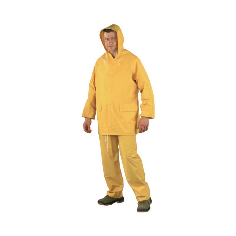 ENSEMBLE DE PLUIE PVC VERT TM