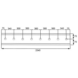 LAME  150X16X2340 400HB  TRACT O WB93R ROUGE