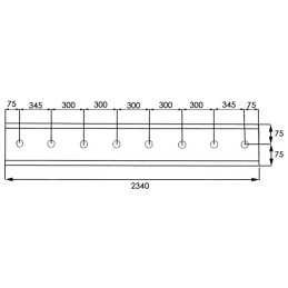 LAME  150X16X2340 400HB  TRACT O WB93R ROUGE