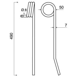 DENT ETRILLE 7MM TYPE HATZENBICHLER 931127