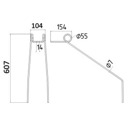 DENT ETRILLE 7MM TYPE CARRE 50400307