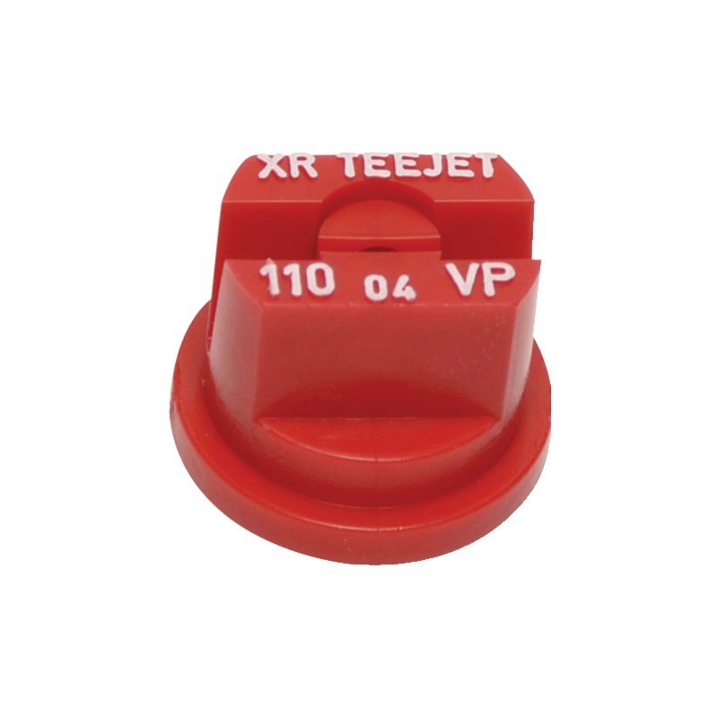 BUSE TEEJET JET PLAT XR 110 04 VP ROUGE POLYMERE