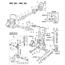 POMPE MC25 POUR MOTEUR ELEC ET THERM 4T