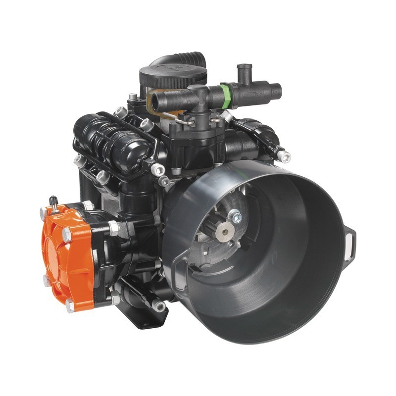 POMPE PULVERISATEUR BASSE PRESSION COMET BP171K 4 PISTONS 168 L/MIN 20 BAR ARBRE DOUBLE 1''3/8Z6