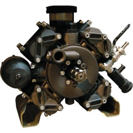 POMPE PULVERISATEUR HAUTE PRESSION COMET APS96 4 PISTONS 94 L/MIN 40 BAR ARBRE DOUBLE 1''3/8Z6