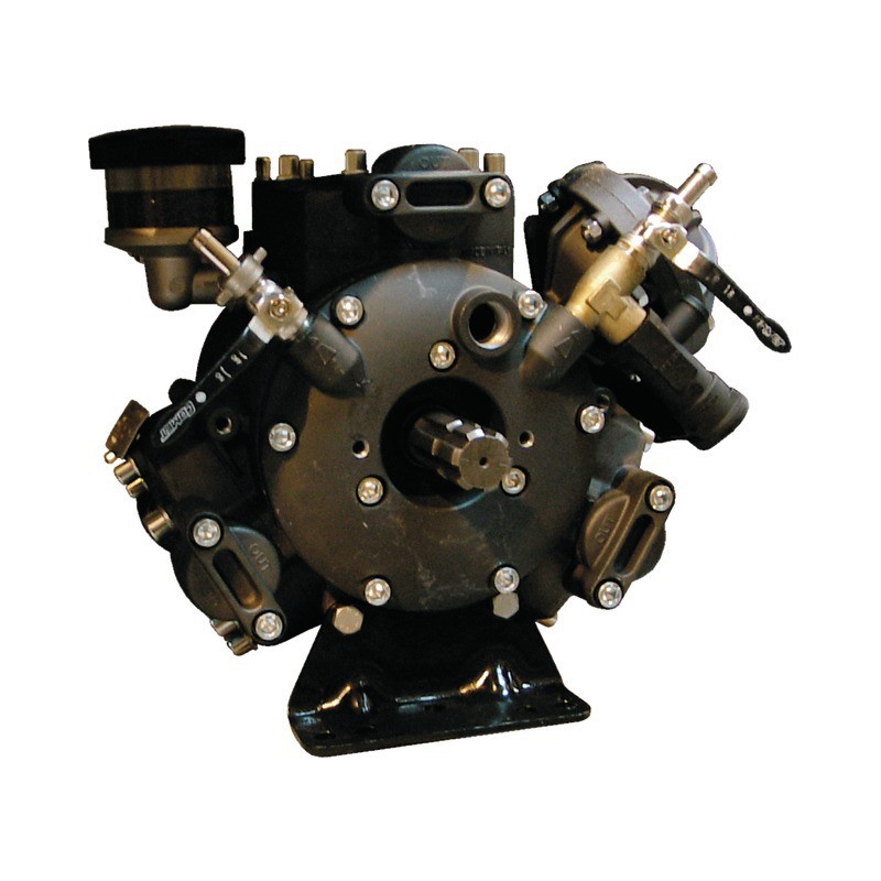 POMPE PULVERISATEUR HAUTE PRESSION COMET APS121 3 PISTONS 120 L/MIN 50 BAR ARBRE DOUBLE 1''3/8Z6