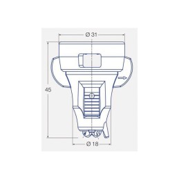 BUSE LECHLER ANTIDERIVE IDTA 120 025 VIOLET CERAMIQUE