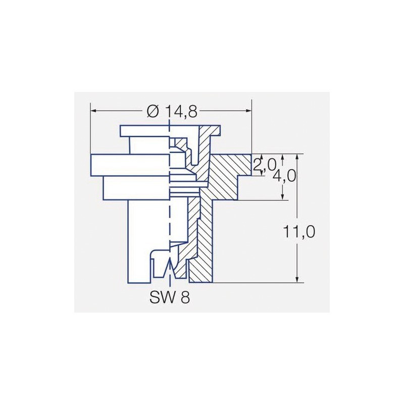 BUSE LECHLER REDUCTION DE DERIVE AD 90 02 JAUNE CERAMIQUE
