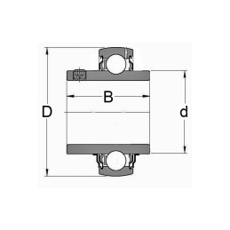 ROULEMENT DE PALIER YAT 204 SKF