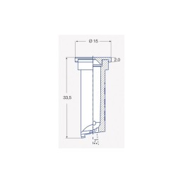 BUSE LECHLER FERTILISATION FS 100 04 ROUGE PLASTIQUE