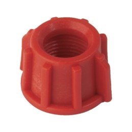 ECROU  3/8" GAZ (ROUGE)