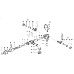 DISTRIBUTEUR 2 VOIES PRESSION MAXI 15 BAR COMET