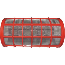 FILTRE PULVERISATEUR ROUGE INOX 200X108 32 MESH