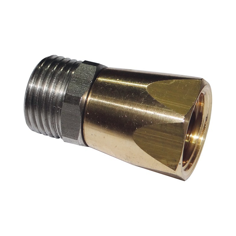 RACCORD TOURNANT LAITON M/F 1/2