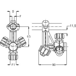 PORTE BUSE (3) ANTIGOUTTE G 3/8 D.20-7