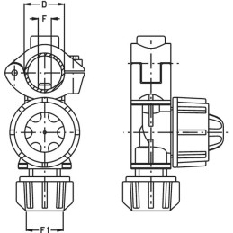 PORTE BUSE 3/8"G ANTIGOUTTE D.20-7