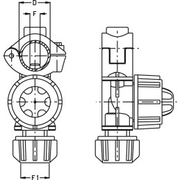 PORTE BUSE 3/8"G ANTIGOUTTE D.1/2"-10