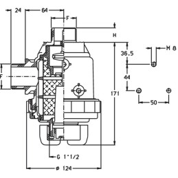 FILTRE ASPIRATION VANNE 120 L/1' 32 MESCH F.C.
