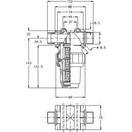 FILTRE DE LIGNE 1" GAZ (M) 32