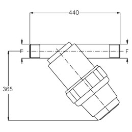 FILTRES 3" ASPIRATION 800L/MN