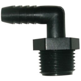 RACCORD COUDE 90° CANNELE Ø 9,52 MM MALE 1/2 EVERFLO